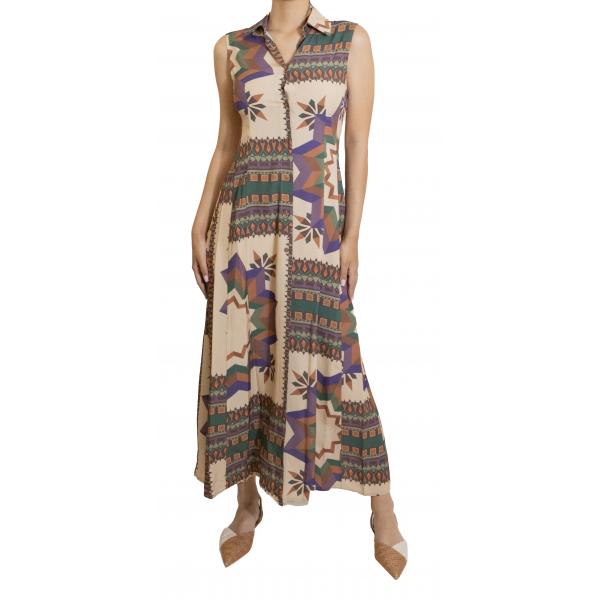 Vestito lungo in viscosa Options 